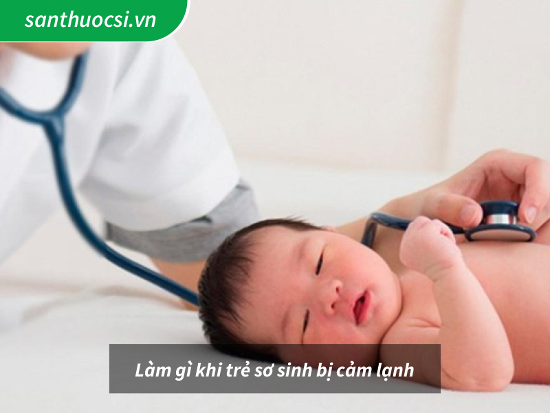 trẻ sơ sinh bị cảm lạnh