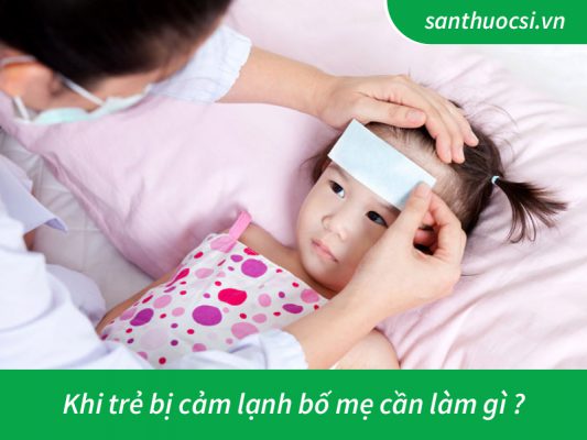 trẻ bị cảm lạnh