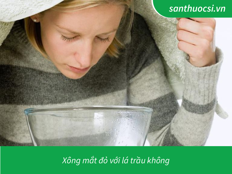 xông đau mắt đỏ