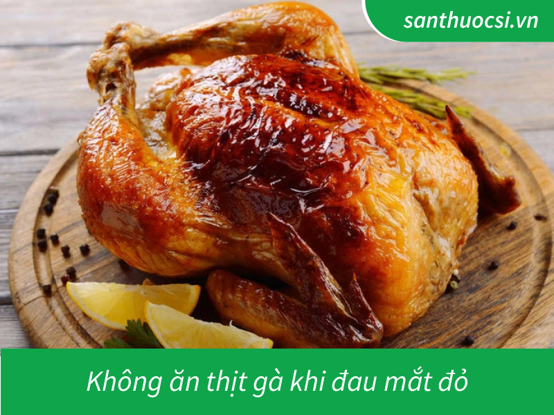 Không nên ăn mỡ động vật khi đau mắt đỏ