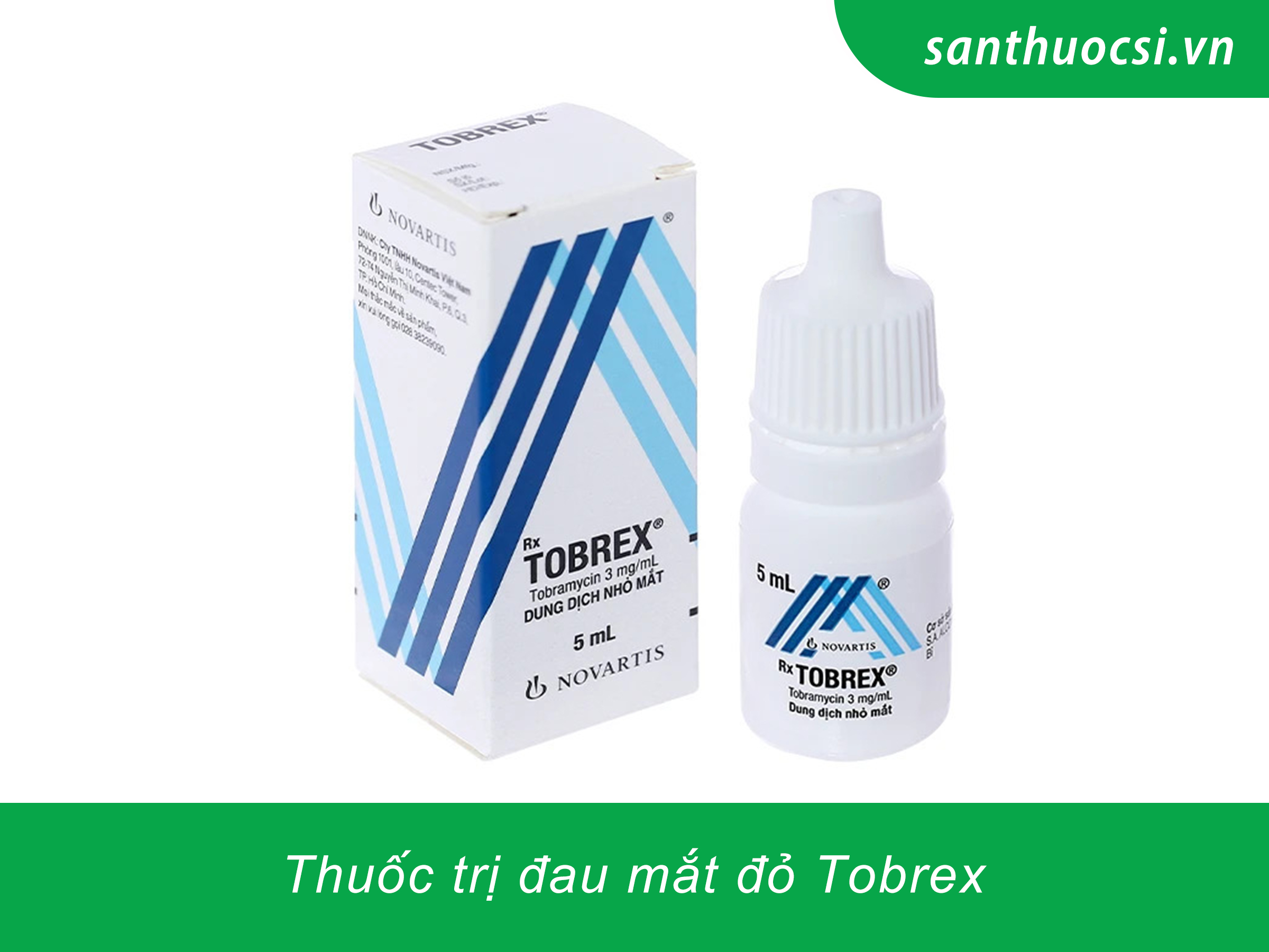 Thuốc trị đau mắt đỏ Tobrex