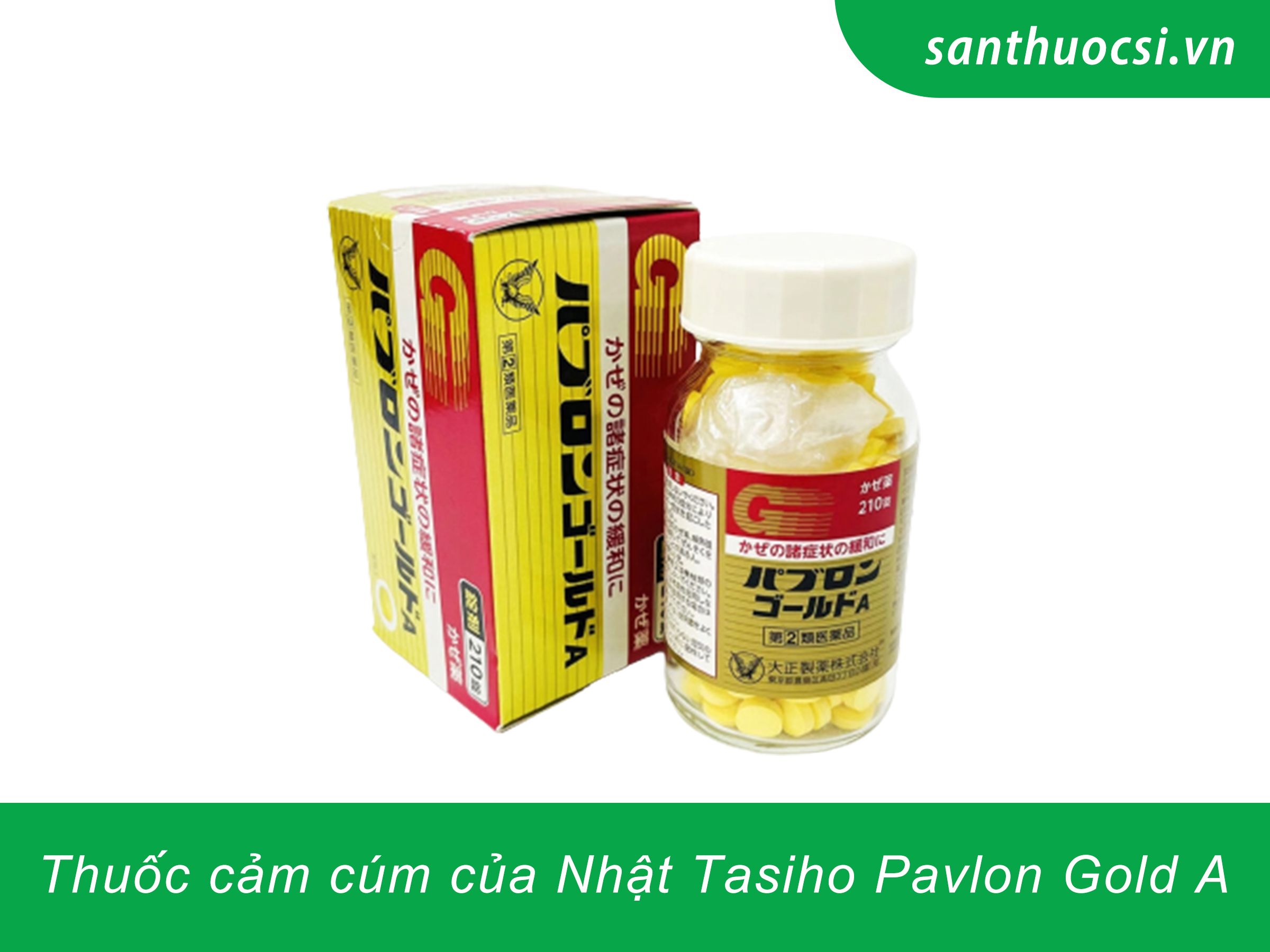 Thuốc cảm cúm của Nhật Tasiho Pavlon Gold A