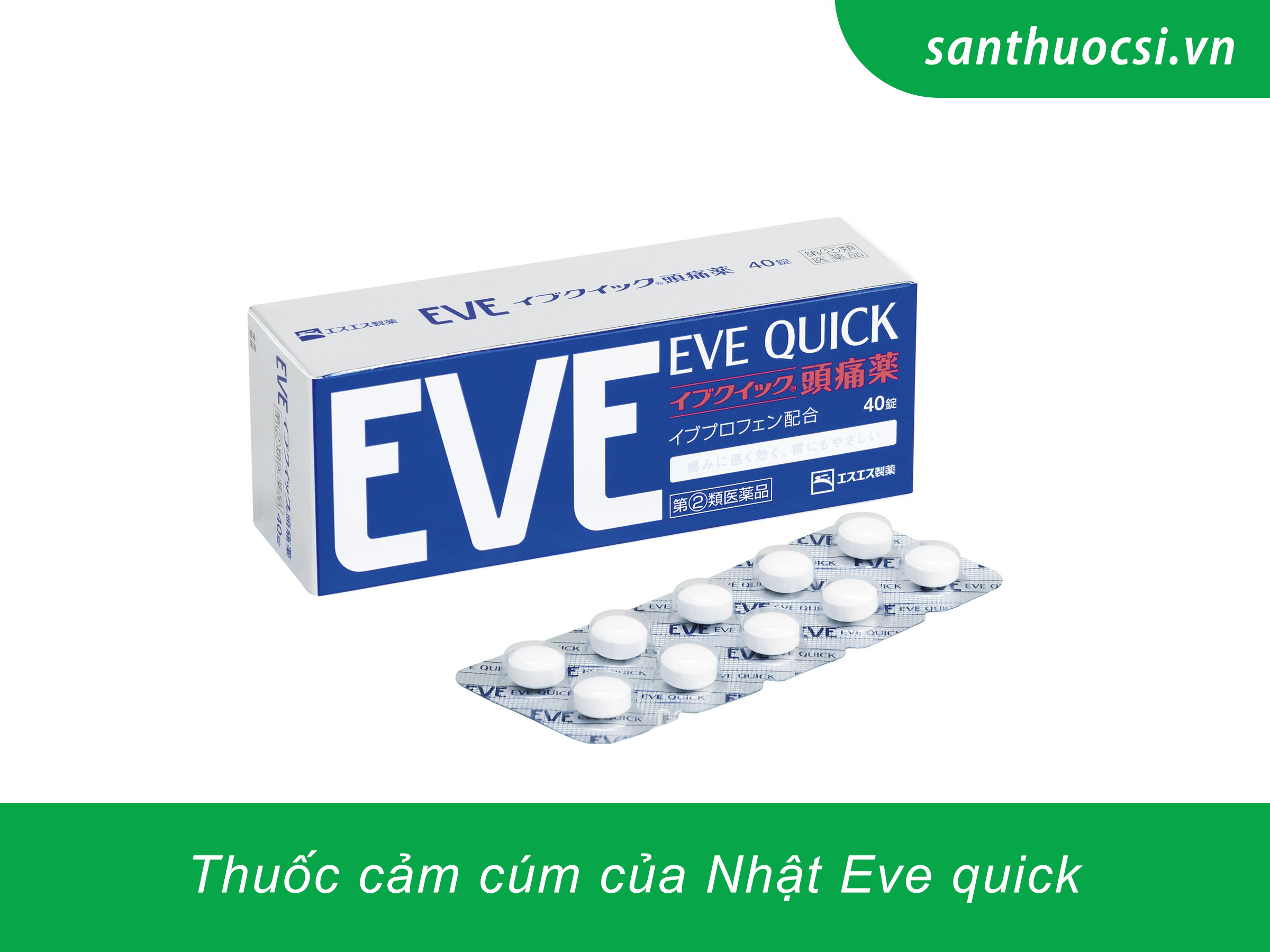 Thuốc cảm cúm của Nhật Eve quick