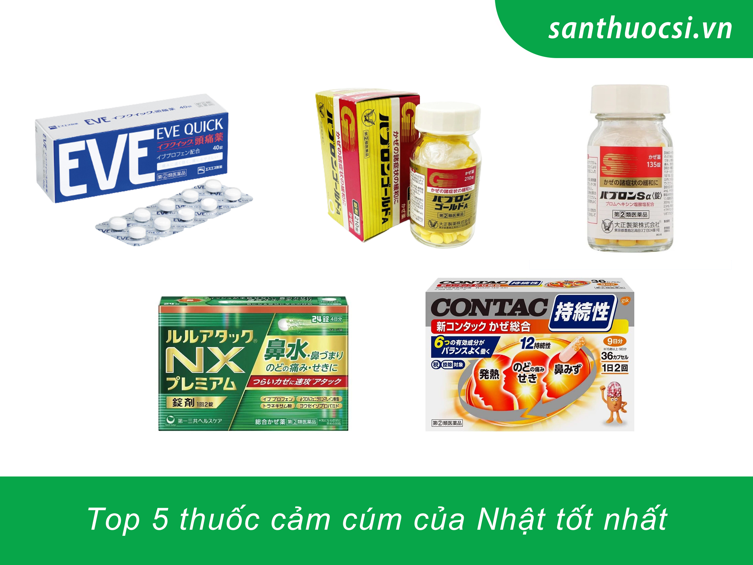 thuốc cảm cúm của Nhật